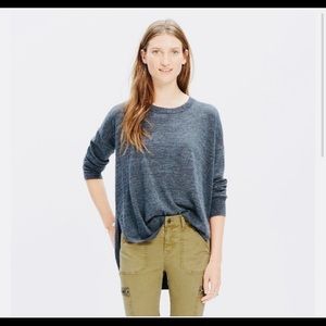 Madewell Grey Northstar Sweater 100% Merino Wool